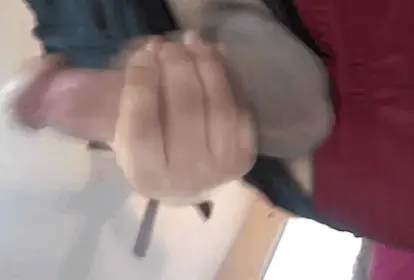 Tugging on my hard dick
