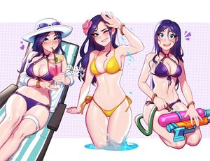 poolparty caitlyn posing [by blushy spice]