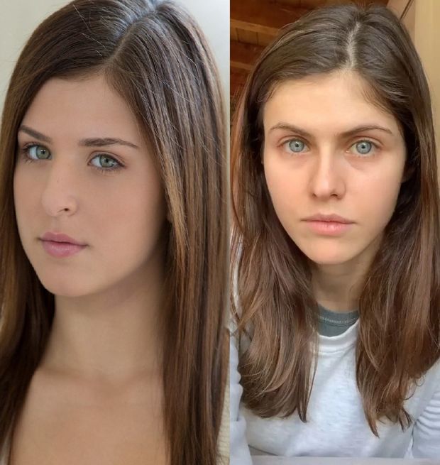 Look-A-Likes #2 - Leah Gotti (Pornstar; Left) vs. Alexandra Daddario (Celebrity; Right)