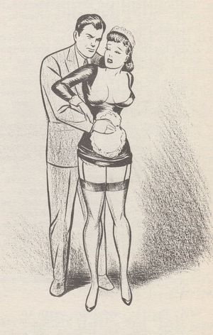 If she wanted to keep her job she just had to put up with Mr. Johnson taking certain liberties