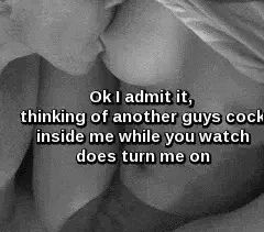 Husband asks wife about other men - then thinking goes to fucking another man