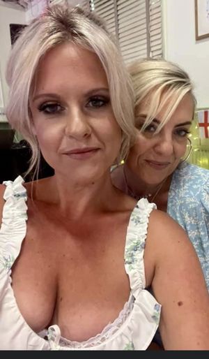 Can you tell which of us is not wearing panties?