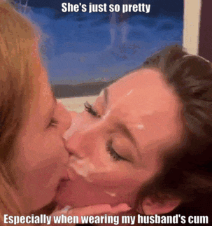I can't help but to kiss her