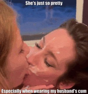 I can't help but to kiss her