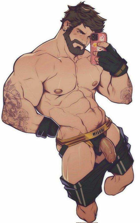 muscular male