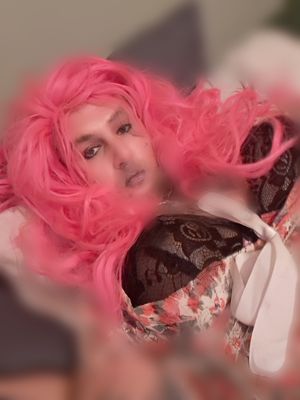 All dolled up waiting for a huge dick to take my pink pussy and destroy it