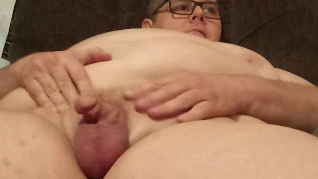 Chubby bear with small cock