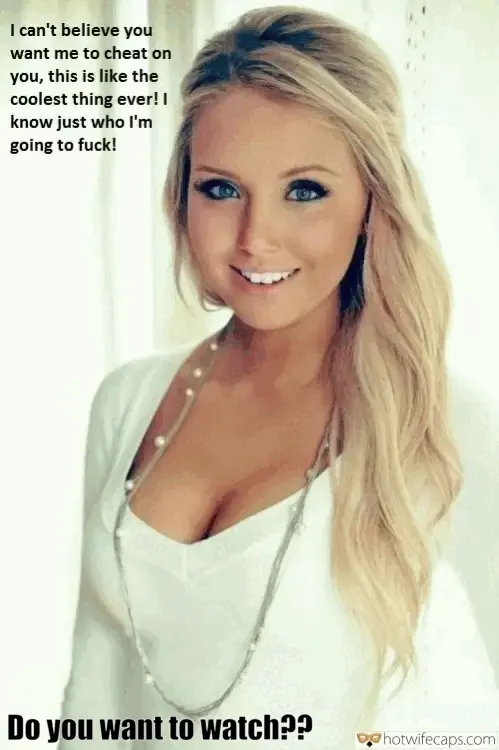 She is in for a good time...must have been lusting after someone!