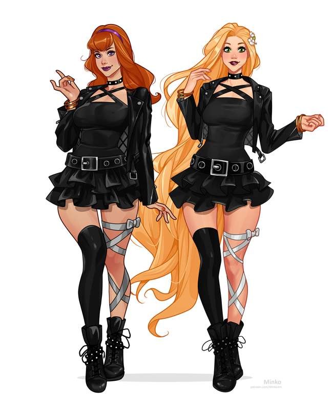 Dapnhe and rapunzel [Olena Minko]