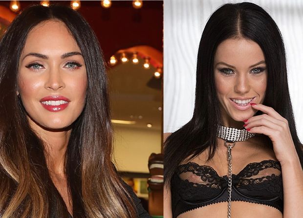 Look-A-Likes #6 - Megan Fox (Celebrity; Left) vs. Megan Rain (Pornstar; Right)