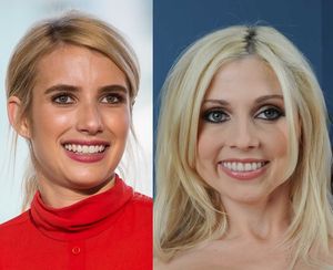 Look-A-Likes #7 - Emma Roberts (Celebrity; Left) vs. Christie Stevens (Pornstar; Right)