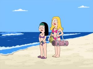 American Dad - Francine Smith & Hayley Smith hot sexy bikinis gif