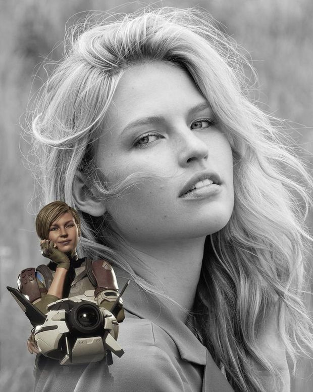 Christina Eenigenburg - current face model for MK11's Cassie Cage!