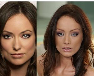 Look-A-Likes #8 - Olivia Wilde (Celebrity; Left) vs. Sophie Lynx (Pornstar; Right)