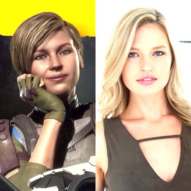 Christina Eenigenburg - current Mortal Kombat 11's Cassie Cage face model actress!