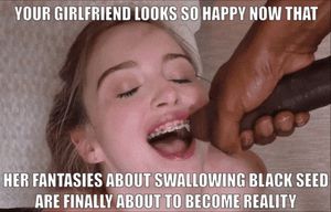 She's been dreaming to become a BBC slut for years, now she has a sub bf she is free to try it!