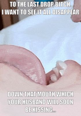 Your wife's bull loves to see her hungry for his cum