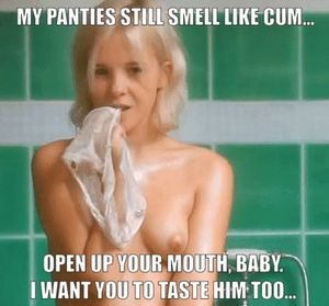 She had to quickly dress up right after he came in her pussy