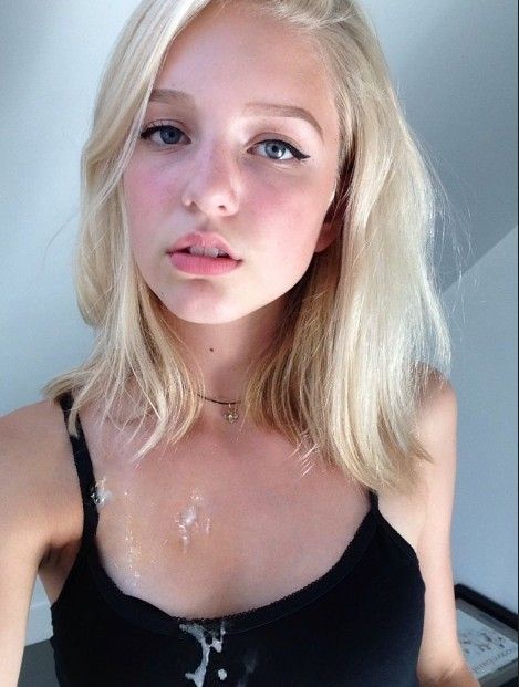Cum on tits