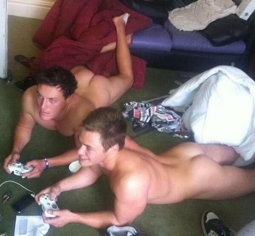 playing with my bro