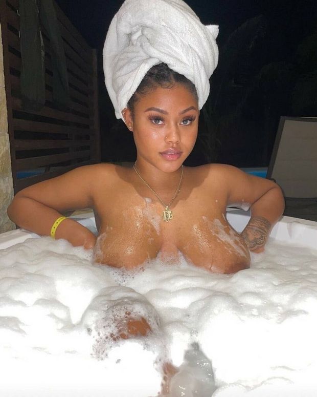 She's waiting in the tub for you...