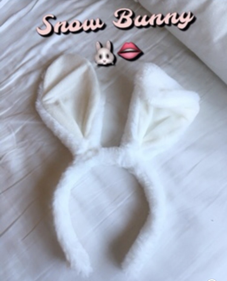Do you want me to wear my snow bunny ears for you?