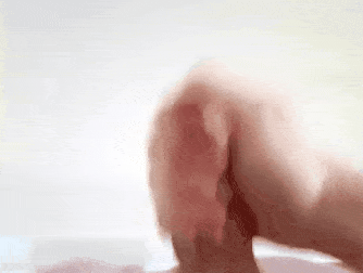 Wanking Smooth Hard Cock
