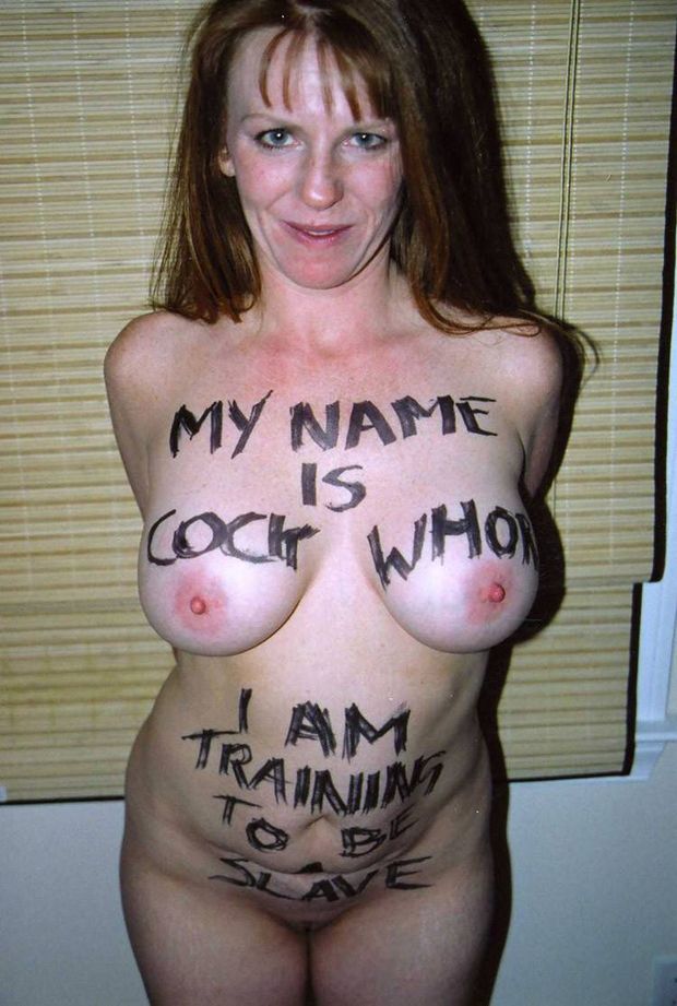 My name is cock whore