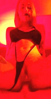Red light, black panties