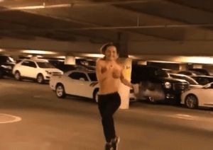 Amazing Charlotte running boobs