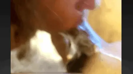 She couldn't swallow it all there was so much cum!