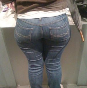 WIDE ASS IN JEANS