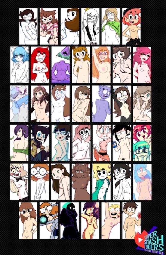 Put these topless characters in the correct order.
