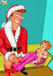 Santa George rubs cock on Jane's feet