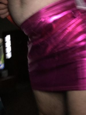 Short, Tight, Hot Pink Skirt