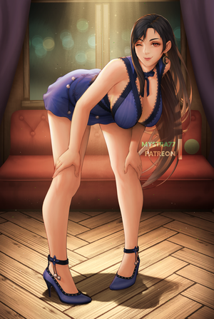 Mature dress Tifa by Mystra77