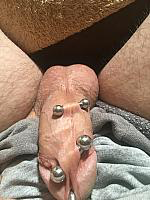 Hot pierced cock