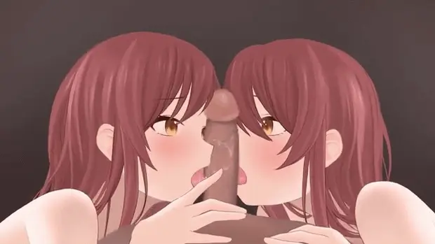 Twin blowjob
