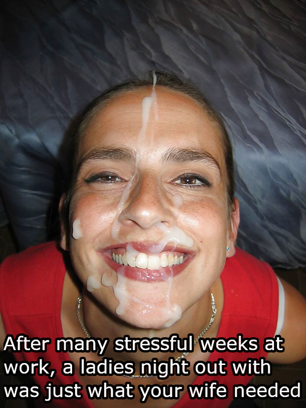 Cheating wife facial cumshot