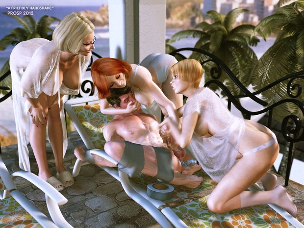 My proud new bride introduces me to her aunts during our honeymoon trip. Prosp