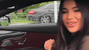 Darling Hey Stop What You're Doing & See This ! Should We Give Her a Ride ? She Seems Nice & I Wanna Have a Closer Look Of That Jewel