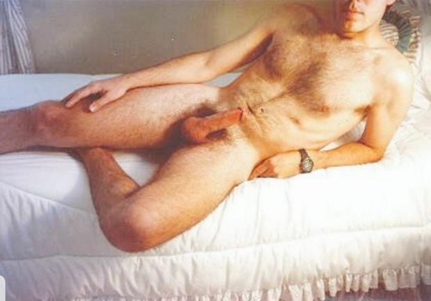 Exposed Man Slut and His Rock Hard Cock