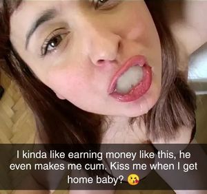 Old, fat men cumming in her mouth and pussy