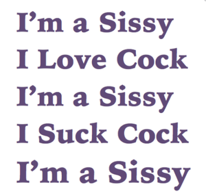 Luv sucking cocks and Luv Sissy Style
