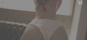 Yua mikami hot legs walking downstair slow motion!