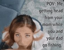 Friend's hot married mom on her knees sucking my cock