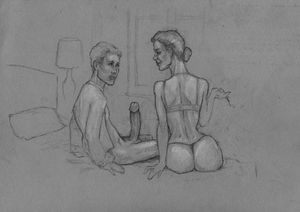 Mom's got that 'all night' look again. Bobby Luv