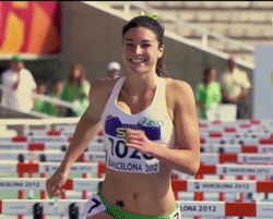 Michelle Jenneke Look at her bounce