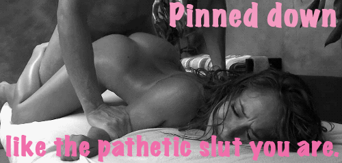 Pinned down and fucked hard is your place