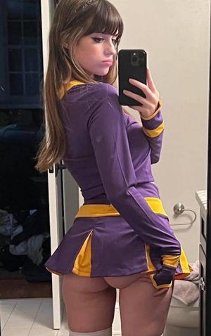 Her Costume Is Just A Little Longer Than She Wanted, But She's Ready To Go Out Now